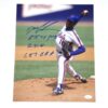 Dwight Gooden New York Mets Autographed Signed 11 x 14 Photo with Several Inscriptions! JSA Witnessed