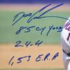 Dwight Gooden New York Mets Autographed Signed 11 x 14 Photo with Several Inscriptions! JSA Witnessed