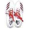 Logan O’Hoppe 2024 Los Angeles Angels #14 Game Worn & Signed White & Red Adidas Three Stripe Life Baseball Cleats