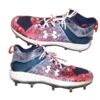 TJ Rumfield 2024 Scranton Wilkes-Barre RailRiders Game Worn & Signed Patriotic USA Under Armour Baseball Cleats