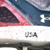 TJ Rumfield 2024 Scranton Wilkes-Barre RailRiders Game Worn & Signed Patriotic USA Under Armour Baseball Cleats