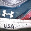 TJ Rumfield 2024 Scranton Wilkes-Barre RailRiders Game Worn & Signed Patriotic USA Under Armour Baseball Cleats