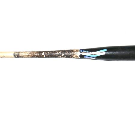 Yohel Pozo 2024 Las Vegas Aviators Game Used & Signed Overfly Pro Elite Maple Baseball Bat - CRACKED