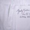 Zach Muckenhirn Bowie Baysox Game Worn & Signed "Go O's!" Authentic Majestic Pants