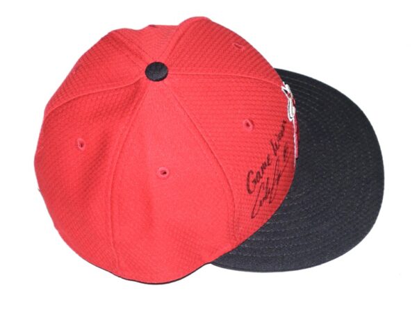 Coleman Crow Game Worn & Signed Official Los Angeles Angels New Era 59FIFTY Hat