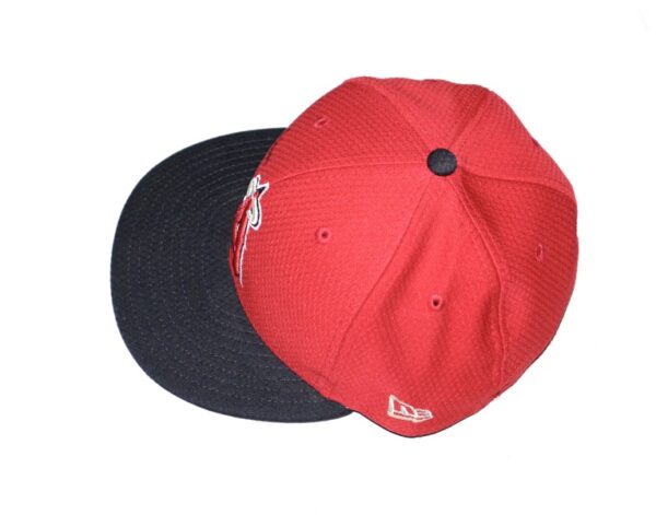 Coleman Crow Game Worn & Signed Official Los Angeles Angels New Era 59FIFTY Hat