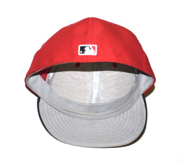 Coleman Crow Game Worn & Signed Official Los Angeles Angels New Era 59FIFTY Hat