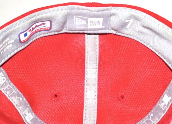 Coleman Crow Game Worn & Signed Official Los Angeles Angels New Era 59FIFTY Hat