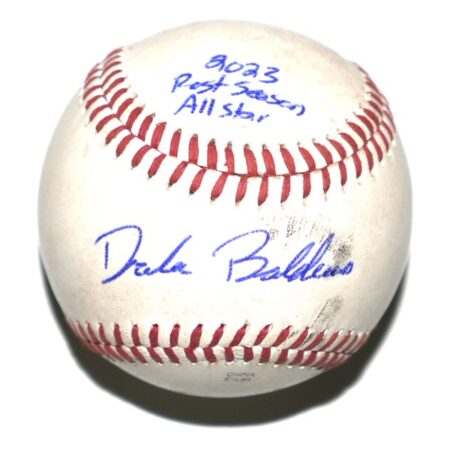 Drake Baldwin Gwinnett Stripers Signed Game Used Rawlings Official Minor League Baseball - Atlanta Braves #1 Prospect!!