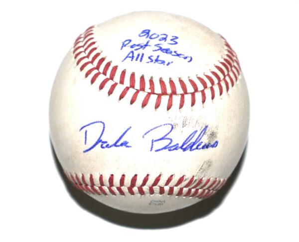Drake Baldwin Gwinnett Stripers Signed Game Used Rawlings Official Minor League Baseball - Atlanta Braves #1 Prospect!!