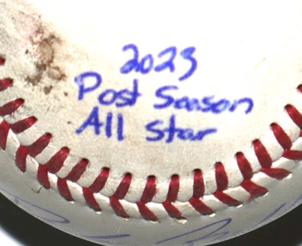 Drake Baldwin Gwinnett Stripers Signed Game Used Rawlings Official Minor League Baseball - Atlanta Braves #1 Prospect!!