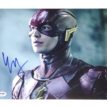 Ezra Miller Autographed Signed Barry Allen "The Flash" 11 x 14 Photo - PSA/DNA Hologram