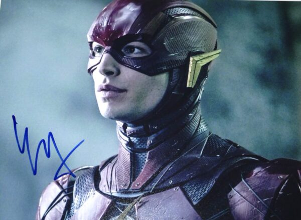 Ezra Miller Autographed Signed Barry Allen "The Flash" 11 x 14 Photo - PSA/DNA Hologram