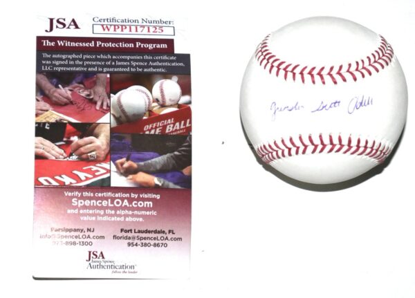Joe Adell Los Angeles Angels Signed Autographed Rawlings Official Major League Baseball with Rare Full Name Signature! JSA Witnessed7