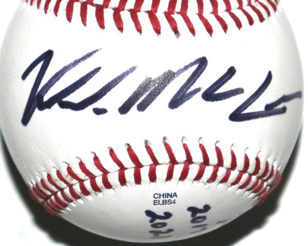 Kade McClure Charlotte Knights Signed Rawlings Official Minor League Baseball - Several Inscriptions!