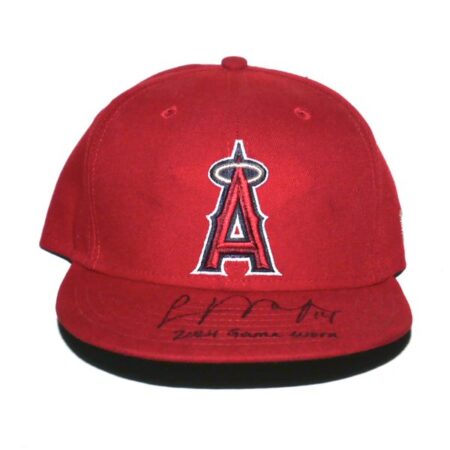 Logan O’Hoppe 2024 Game Worn & Signed Official Los Angeles Angels “14 O’HOPPE” New Era 59FIFTY Hat