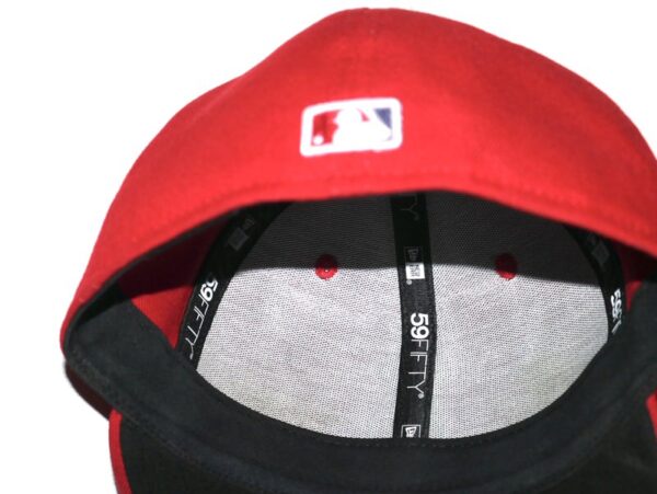 Logan O’Hoppe 2024 Game Worn & Signed Official Los Angeles Angels “14 O’HOPPE” New Era 59FIFTY Hat