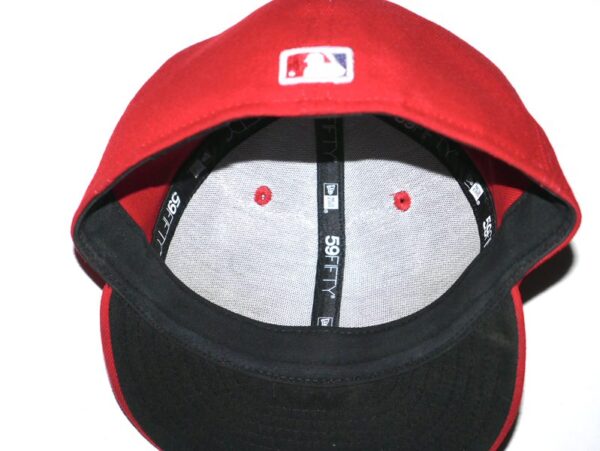Logan O’Hoppe 2024 Game Worn & Signed Official Los Angeles Angels “14 O’HOPPE” New Era 59FIFTY Hat