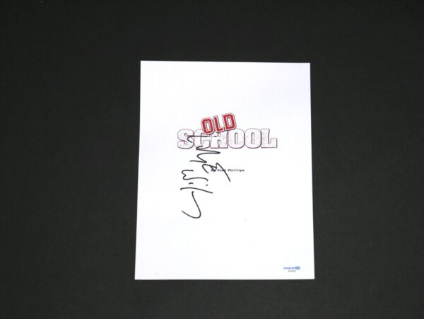 Luke Wilson Autographed Signed "Old School" 8 x 10 Script Cover Photo -ACOA