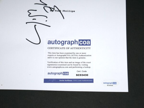 Luke Wilson Autographed Signed "Old School" 8 x 10 Script Cover Photo - ACOA
