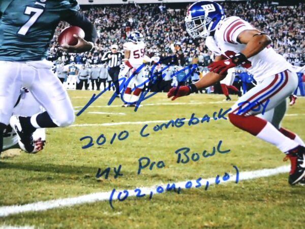 Michael Vick Autographed Signed Philadelphia Eagles TD Run 8 x 10 with Several Inscriptions! - JSA Witnessed