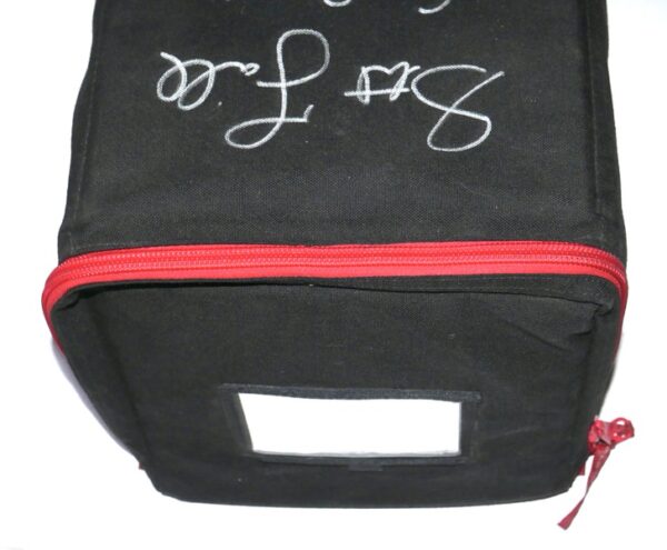Stuart Fairchild 2024 Team Issued & Signed Go Reds!! Cincinnati Reds 4orte Square Bat Bag