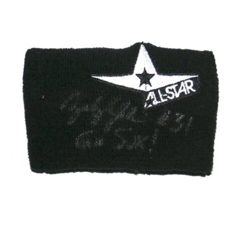 Zach Muckenhirn Charlotte Knights Game Worn & Signed Go Sox! Black All Star Wristband