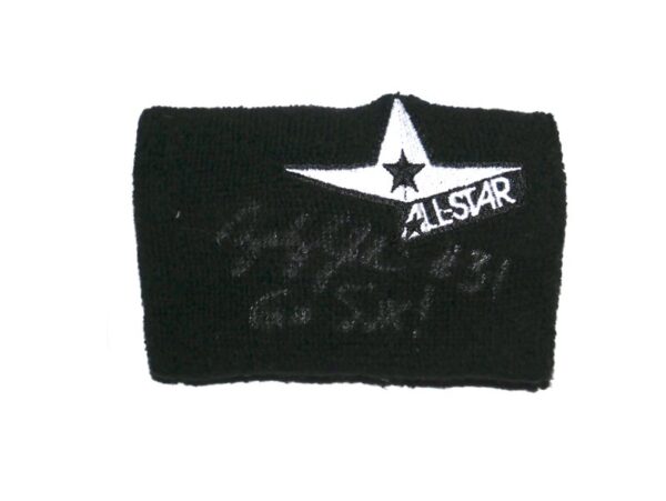 Zach Muckenhirn Charlotte Knights Game Worn & Signed Go Sox! Black All Star Wristband