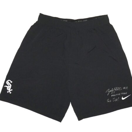 Zach Muckenhirn Practice Worn & Signed Go Sox! Official Chicago White Sox Nike Dri-Fit Shorts