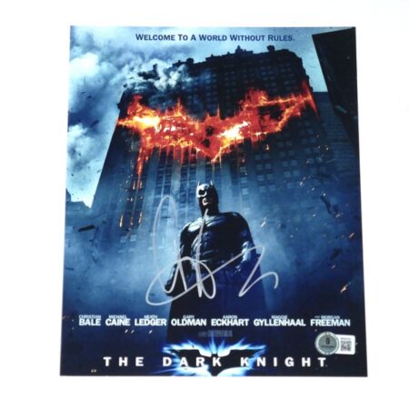 Aaron Eckhart Autographed Signed Harvey Dent The Dark Knight 8x10 Photo - Beckett Hologram