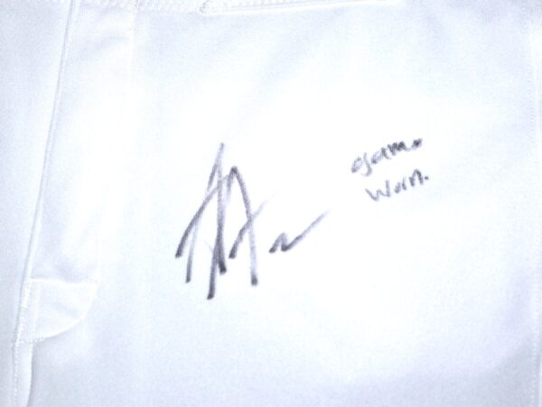 Armando Alvarez 2024 Oakland Athletics Game Worn & Signed Nike MLB Pants