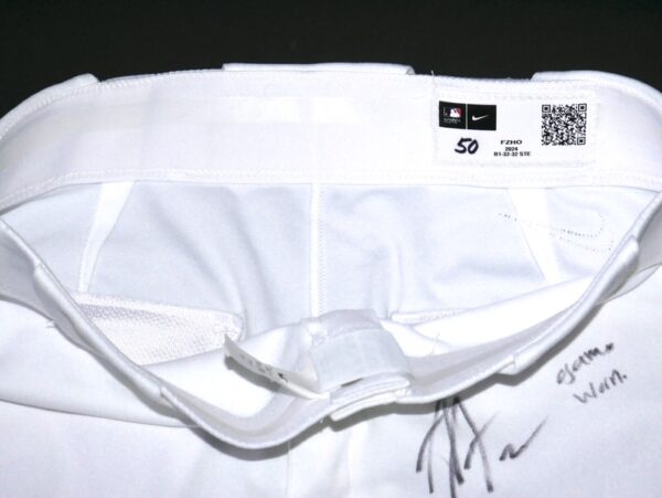 Armando Alvarez 2024 Oakland Athletics Game Worn & Signed Nike MLB Pants