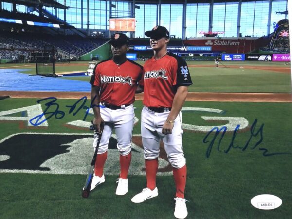 Bo Naylor & Norman Gorman Autographed Signed 2017 High School Home Run Derby 8 x 10 Photo - JSA Hologram