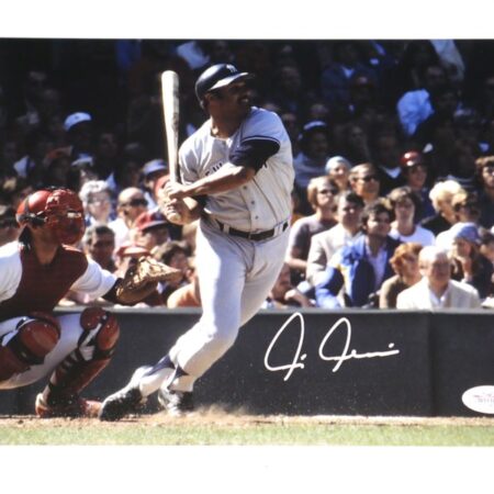 Chris Chambliss Signed Autographed New York Yankees Hitting 8 x 10 Photo - JSA Witnessed