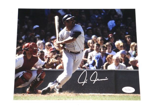 Chris Chambliss Signed Autographed New York Yankees Hitting 8 x 10 Photo - JSA Witnessed