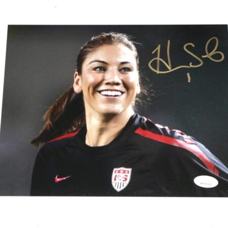 Hope Solo US Women's National Soccer Team USA Autographed Signed Pose 8 x 10 Photo - JSA Witnessed