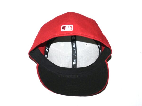 Logan O’Hoppe 2024 Game Worn & Signed Official Los Angeles Angels City Connect New Era 59FIFTY Hat