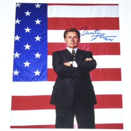 Martin Sheen Autographed Signed President Jed Bartlett The West Wing 8x10 Photo with 2025 Inscription - JSA Witnessed