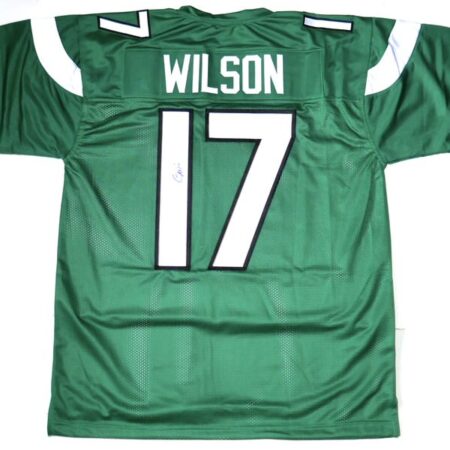 Garrett Wilson New York Jets Signed Custom Green & White XL Jersey - JSA Witnessed