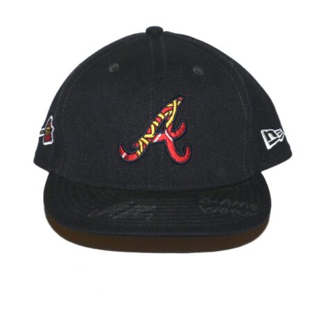 Indigo Diaz Game Worn & Signed Official Atlanta Braves Spring Training On-Field New Era 59FIFTY Hat