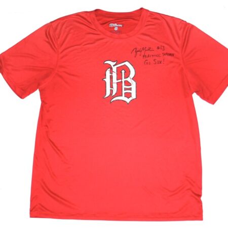 Zach Muckenhirn Practice Worn & Signed Official Birmingham Barons Wilson Large Shirt