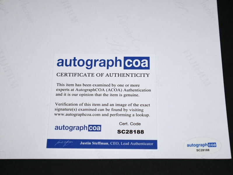 Bob Gunton Signed Warden Samuel Norton The Shawshank Redemption 11 x 14 Photo With Awesome Inscriptions! ACOA8