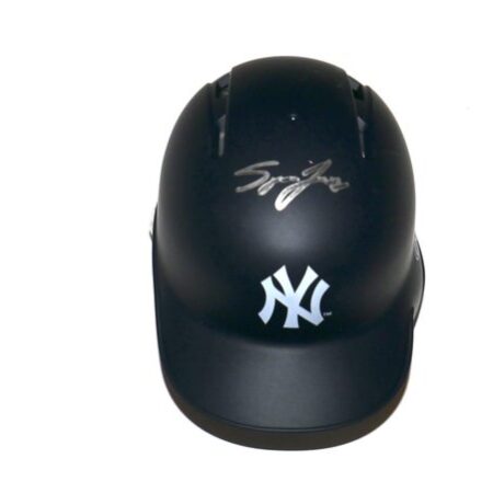 Spencer Jones Signed New York Yankees Rawlings Mini Batting Helmet - Yankees #1 Prospect!!! Fanatics Hologram