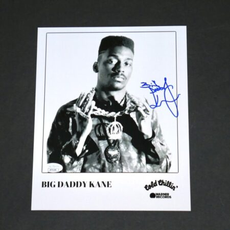 Big Daddy Kane Signed Cold Chillin' Warner Records 8 x 10 Photo - JSA