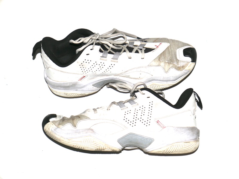 Drew Lugbauer 2025 Algodoneros Union Laguna Practice Worn & Signed Nike Air Jordan Shoes