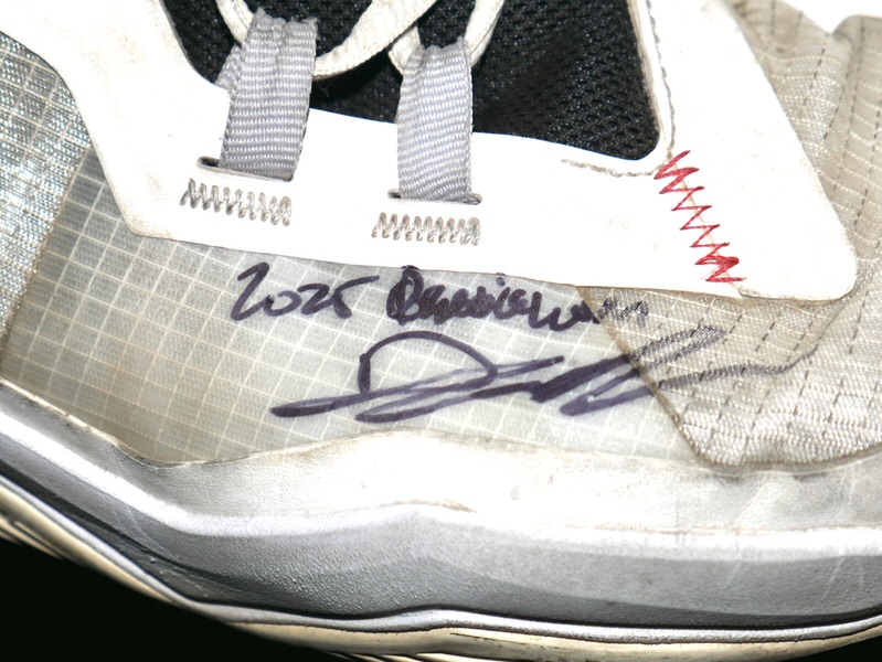 Drew Lugbauer 2025 Algodoneros Union Laguna Practice Worn & Signed Nike Air Jordan Shoes