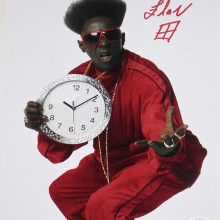 Flavor Flav Public Enemy Autographed Signed 11 x 14 Photo - JSA Witnessed