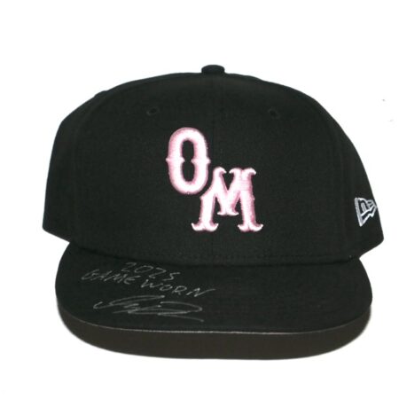 Indigo Diaz 2025 Game Worn & Signed Official Malmo Oat Milkers New Era 59FIFTY Hat