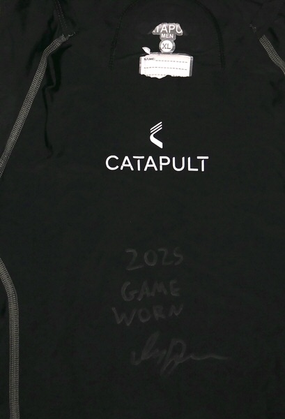 Indigo Diaz 2025 Somerset Patriots Game Worn & Signed Catapult