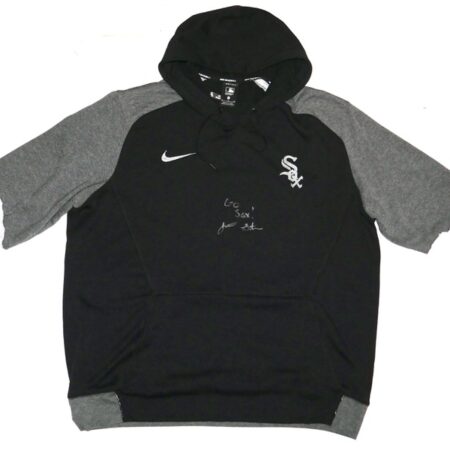 Jonathan Stiever Player Issued & Signed Official Chicago White Sox 53 STIEVER Nike XL Pullover Hooded Sweatshirt